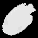 Блюдо «Кунстверк» рыба фарфор ,H=3,L=31,B=23см белый