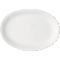 Dish “Bonn” oval  porcelain , L=32.3, B=22.8 cm  white