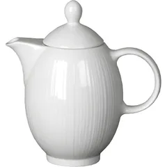Кофейник «Спайро» фарфор 340мл D=46,H=165,L=155,B=95мм белый, изображение 3