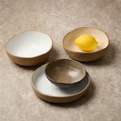 Салатник «Грасп» керамика 280мл D=140,H=55мм коричнев., Цвет: Коричневый, Объем по данным поставщика (мл): 280, изображение 4