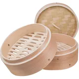 Лукошко паровое димсам сосна D=27,H=17см бежев.