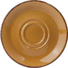 Saucer “Terramesa Musted”  porcelain  D=145, H=17mm  light brown.