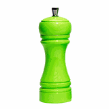 Мельница для перца с метал.механизмом бук D=5,H=14см зелен.