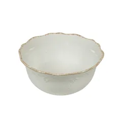 Салатник «Мотив. Солнце» керамика 0,63л D=150,H=75мм белый,кремов.