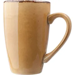 Mug “Terramesa Musted”  porcelain  285 ml  D=7, H=11, L=11cm  light brown.