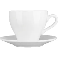 Чайная пара «Кунстверк» фарфор 200мл D=85/137,H=80мм белый, изображение 2