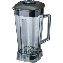 Container for blender “CB-787A/B” with lid, transparent, black