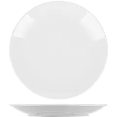 Plate “Universal” small  porcelain D=24,H=3cm white