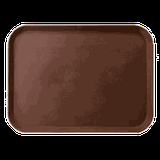 Поднос «Проотель» прорезиненный прямоугольный фибергласс ,L=51,B=38см коричнев.