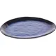 Тарелка овальная керамика ,L=27,5,B=23см синий,черный, изображение 2