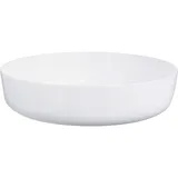 Блюдо для подачи «Эволюшнс Уайт» глубокое стекло 4л D=300,H=68мм белый