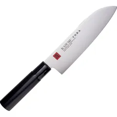 Kitchen knife  stainless steel, wood  L=165/290, B=40mm  metallic, black