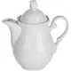 Кофейник «Афродита» фарфор 300мл D=45,H=130,L=120мм белый, Цвет: Белый, изображение 2
