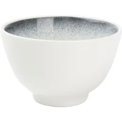 Sauce boat porcelain D=10,H=6cm white,gray