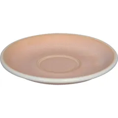 Saucer “Egg”  porcelain  D=14.5 cm  pink.