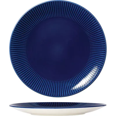 Тарелка «Виллоу Азур» мелкая фарфор D=280,H=28мм синий, Цвет: Синий, Диаметр (мм): 280