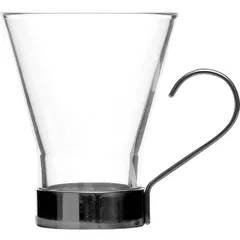 Coffee cup “Epsilon”  glass  110 ml  D=67, H=80mm  clear.