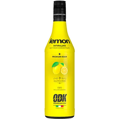 Напиток безалкогольный «Сок лимонный концентрированный» ODK уцененный пластик 0,75л D=65,H=305мм