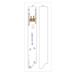 Bar line “Chivas 18 years old” 0.7 l  plastic , L=28, B=2cm  white