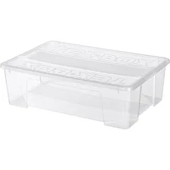 Container for products "Tex-Box" polyprop. 28l ,H=17,L=57,B=38cm clear.