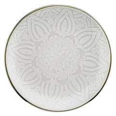 “Murano” dessert plate  ceramics  D=200, H=25mm  light beige.