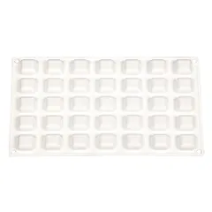 Форма силиконовая "Микро квадратный камень" 35 ячеек 25*25*12 мм, P.L. Proff Cuisine