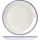 Тарелка «Блю Дэппл» пирожковая фарфор D=153,H=12мм белый,синий, Диаметр (мм): 153