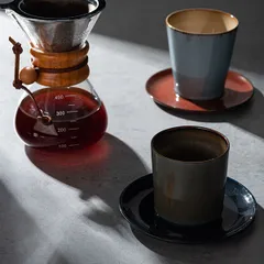 Стакан для горячих напитков «Террес де Ревес» керамика 310мл D=85,H=95мм голуб.,серый, изображение 4