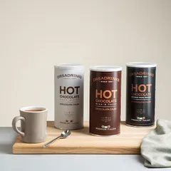 Смесь сухая для приготовления напитков «Горячий Горький Шоколад» ODK 1 кг сталь D=10,H=19см, изображение 4