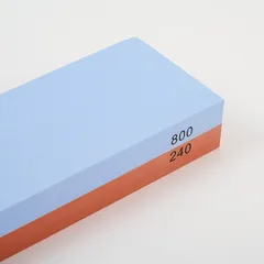 Камень точильный абразивность 240/800 голуб.,оранжев., изображение 2