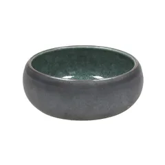 Салатник «Эллипс» керамика D=12,H=4см коричнев.,зелен.