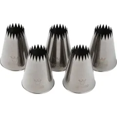 Pastry nozzle “Open star”[5 pcs] stainless steel D=35/20,H=48mm