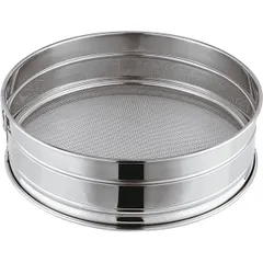 Sieve stainless steel D=30,H=8cm metal.