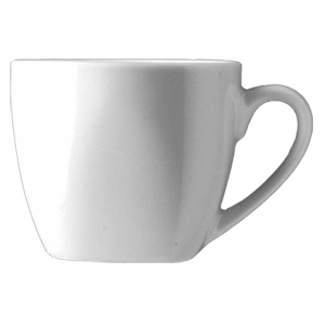 Чашка кофейная «Сквэа» фарфор 80мл D=62,H=50мм белый