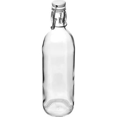 Бутылка «Эмилия» стекло,пластик 1л D=85,H=290мм, Объем по данным поставщика (мл): 1000, изображение 2