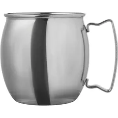 Cocktail mug “Moscow Mule” stainless steel 420ml D=78,H=87mm steel