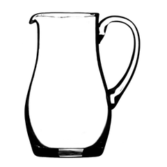 Кувшин стекло 1,5л D=13,1,H=21,3см прозр.