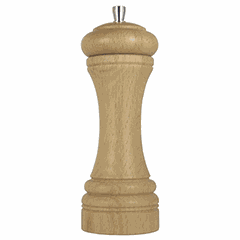 Мельница для перца с метал.механизмом дерево,сталь D=6,H=18см св. дерево