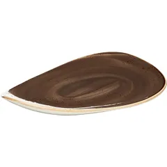 Блюдо «Крафт Грэй» фарфор ,H=35,L=370,B=240мм серый, изображение 4