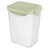 Контейнер для продуктов «Смарт Лок» с крышкой для СВЧ полипроп. 1,4л ,H=17,8,L=13,5,B=10,5см прозр.,