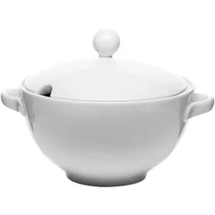 Супница «Кашуб-хел» фарфор 3л ,H=24,L=30,B=24,5см белый