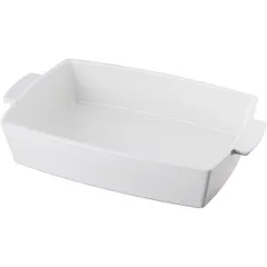 Rectangular baking dish ceramics 2.06l ,H=70,L=305,B=215mm white