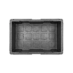 Термоконтейнер «Нормал» до 35 кг полипроп. 32л ,H=24,L=60,B=40см черный, изображение 2