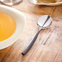 Ложка для бульона «Блэк Оук» сталь нерж. ,L=18см черный,металлич., изображение 2