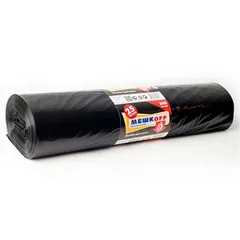 Garbage bags “Meshkoff” 45 microns[25pcs] polyethylene 240l ,L=13,B=9cm black