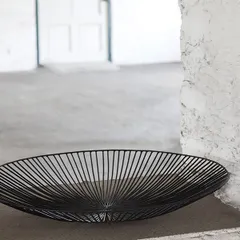 Ваза для фруктов металл D=50,H=7см черный, изображение 3