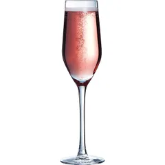 Бокал-флюте «Минерал» стекло 160мл D=63,H=224мм прозр., изображение 2