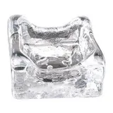 Блюдо для подачи «Фрост» для презентаций стекло ,L=7,B=8см прозр.