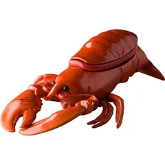 Container for serving “Ro Design Bai Erbisi” in the shape of a lobster  ceramics , H=95, L=345, B=210mm  red