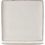 Блюдо «Браун Дэппл» квадратное фарфор ,L=27,B=27см белый,коричнев.